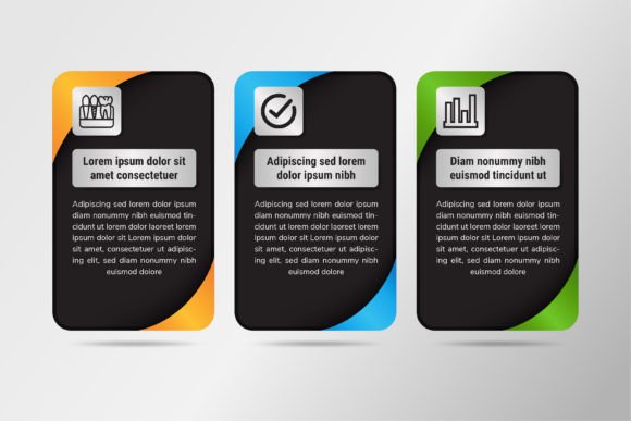 A Black Background Infographic for Modern Brand Graphics