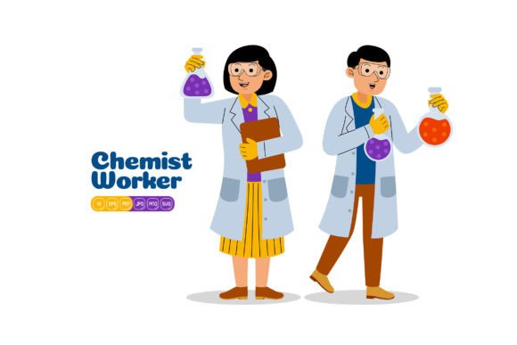 A Designer's Review: Chemist Illustrations for Brand Graphics