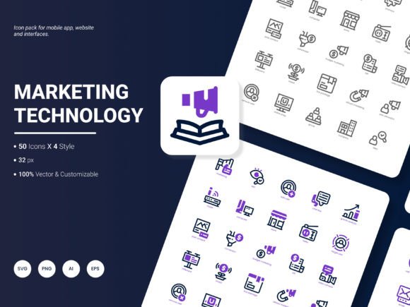 A Designer's Review of the Marketing Technology Icon Pack