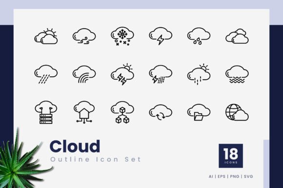A Professional Designer's Review of Cloud Outline Icons
