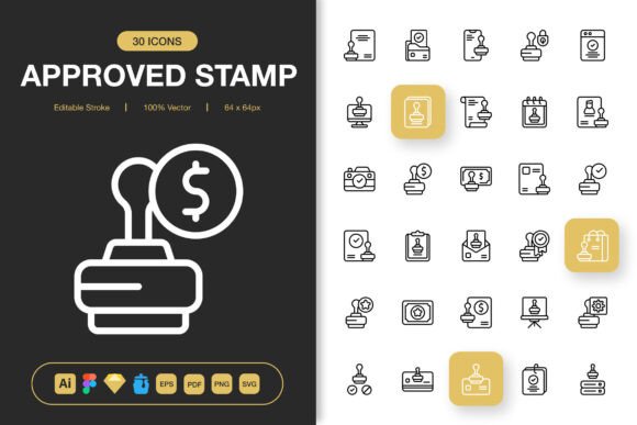 Approved Stamp Icon Pack: A Must-Have for Modern Graphics