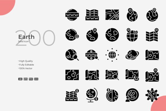 Earth Solid: A Versatile Graphics Set for Handmade Creators