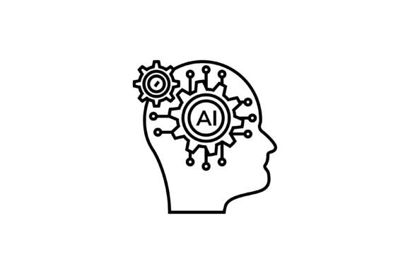 Human Head Gear AI Icon: A Versatile Graphics Asset