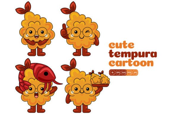 Review: Cute Tempura Mascot Vector Pack 02