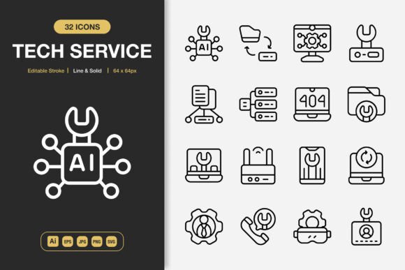 Review: Tech Service Icons for Embroidery Projects