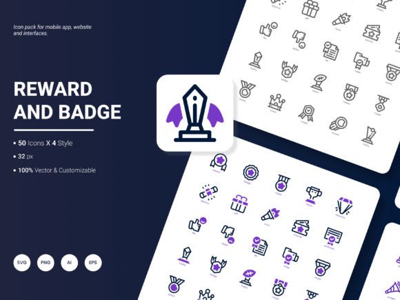Reviewing a Modern Reward and Badge Graphics Pack